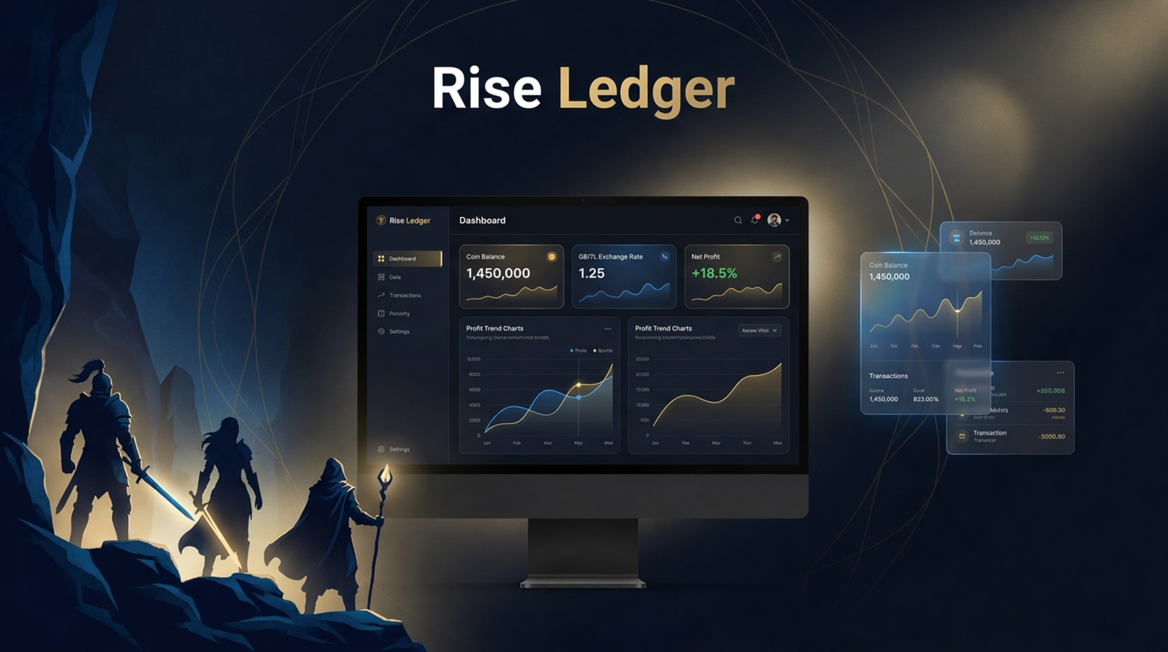 Rise Ledger data to insight dashboard